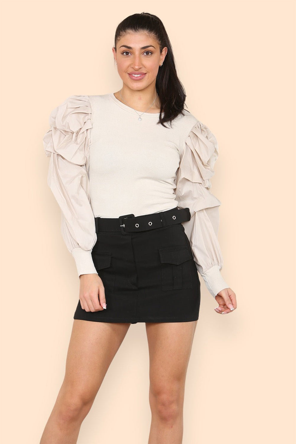 Belted Cargo Skorts